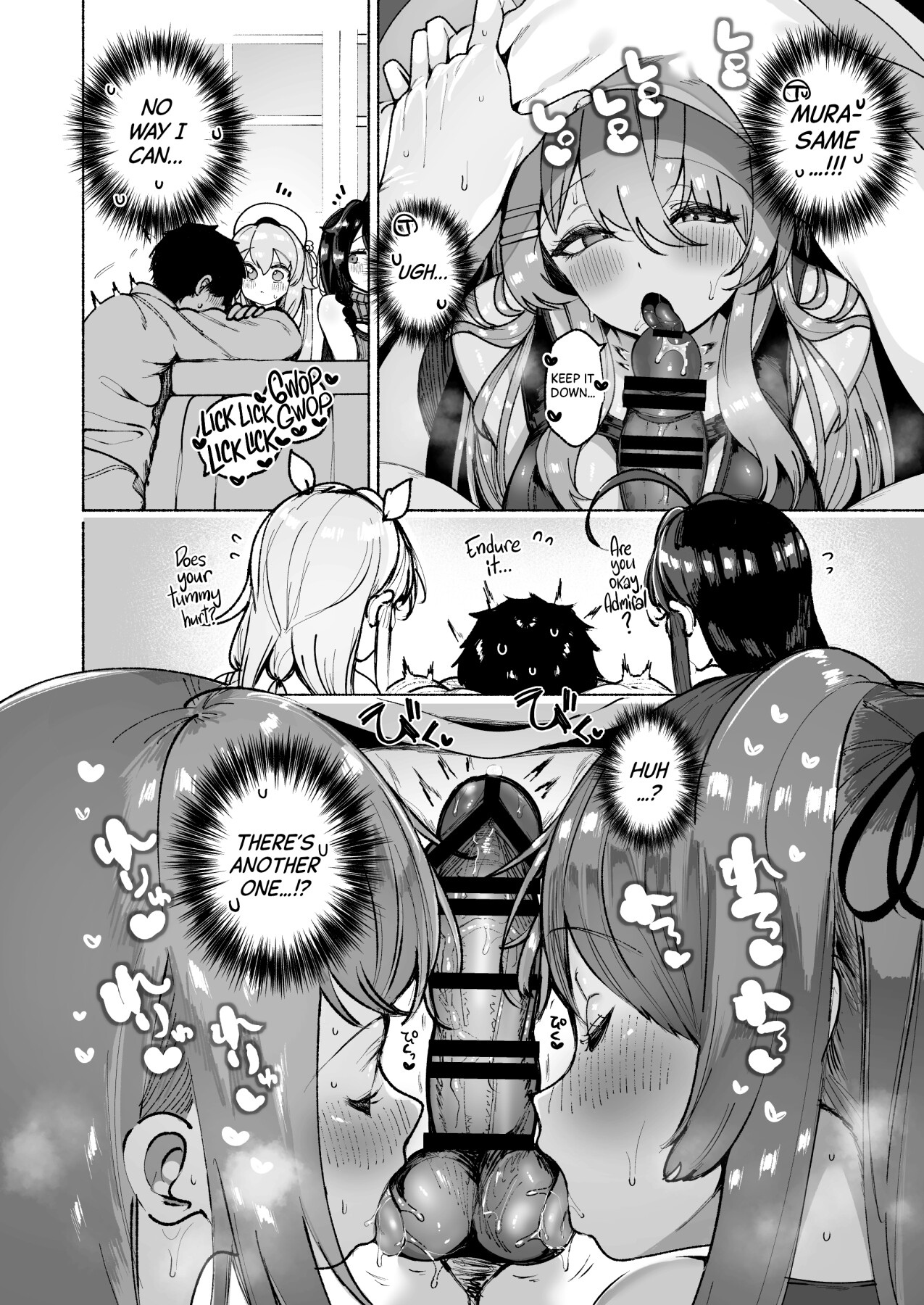 hentai manga Getting Teased and Milked Dry Under the Kotatsu by the Shiratsuyu-Class Sisters